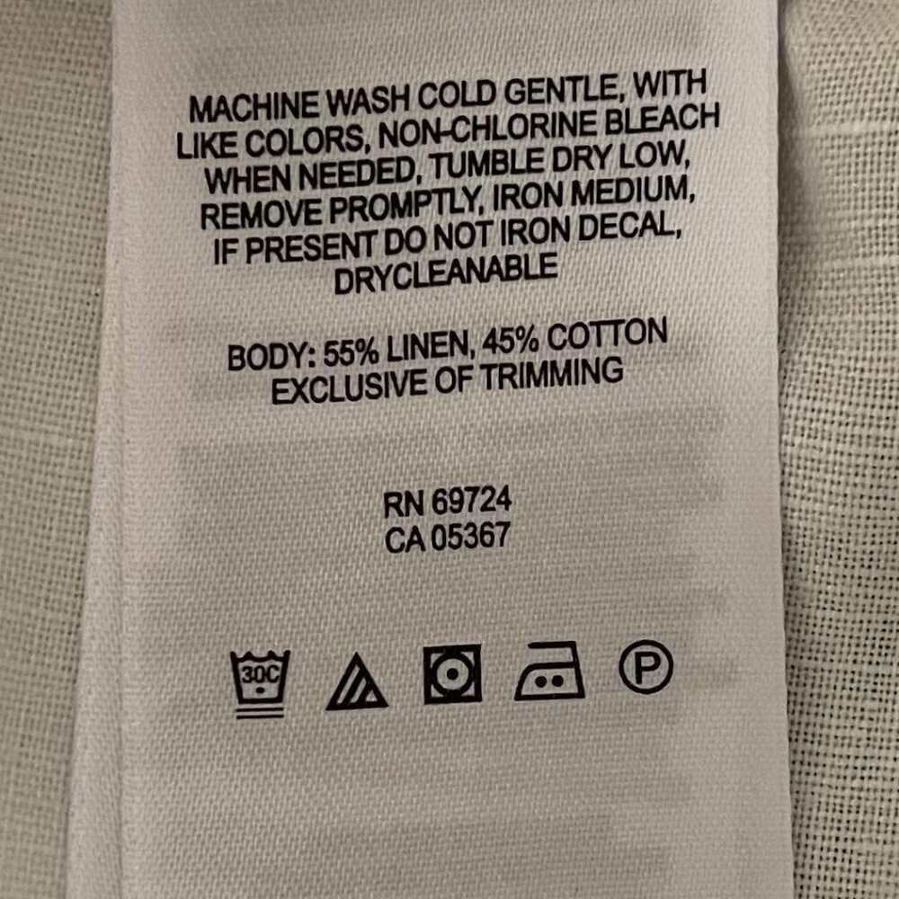 Columbia Womens Pants Size Large Linen Blend Coastal Lightweight Casual Travel - Picture 8 of 13